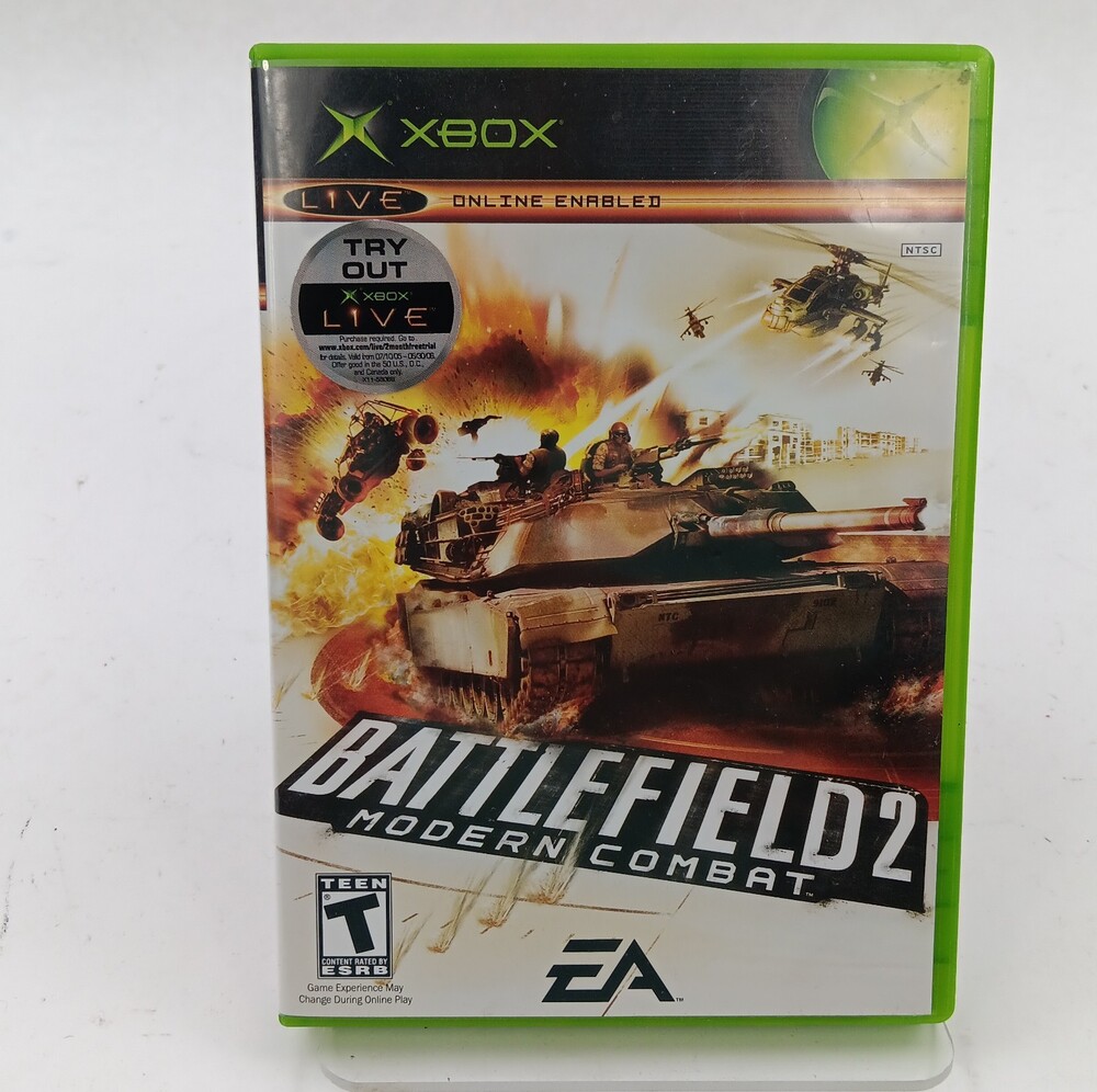 Battlefield 2: Modern Combat For Original Microsoft Xbox With Manual Great Cond.